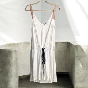 ALC Cream silk cashmere mini dress quiet luxury bridal elegant brunch vacation